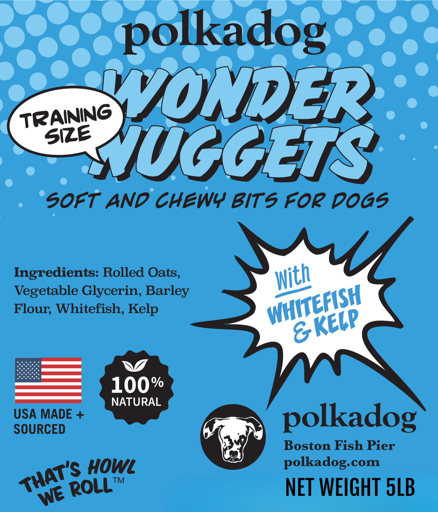 Polkadog Wonder Nuggets Whitefish & Kelp
